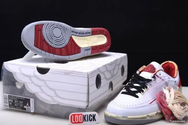 HYPE Off-White Jordan 2 Red SP Low White Retro DJ4375-106 0526
